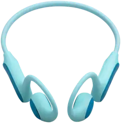 JBL langattomat avoimet kuulokkeet lapsille Junior Free sinivihreä - 2