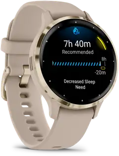 Garmin Venu 3S viileänharmaa ja vaalean kullan värinen kehys - 3