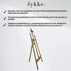 Lykke maalausteline 140x51x70 cm - 3