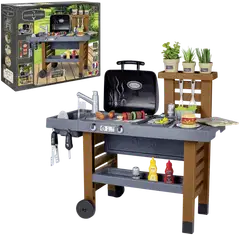 Smoby Garden Kitchen, leikkikeittiö kesäkokkailuun - 1