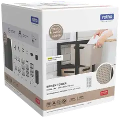 Rotho säilytystorni Brisen 3 x 16 l - 2