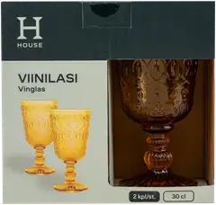 House viinilasi Diana 30 cl 2 kpl keltainen - 3