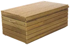 Paula arkku 120cm, kestopuu vihreä - 1