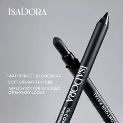 Isadora The Contour Kajal silmänrajauskynä 67 Light Blue 1,2 g - Bronze Brown - 5