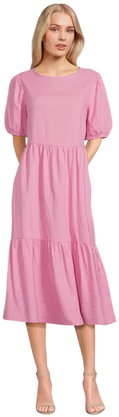 London Fog naisten pellavasekoitemekko 218L261703 - Cashmere rose - 1