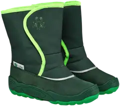 Affenzahn lasten paljasjalkakenkä Snow Boot Vegan Freezy - Frog - 1