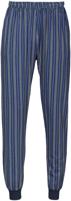 Black Horse miesten pitkähihainen pyjama N057 - Blue Stripe - 3