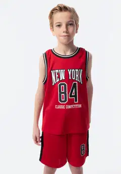 TEX lasten shortsisetti I276353 - RED - 5