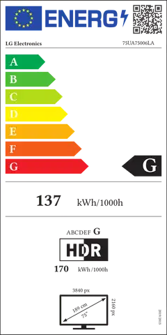 LG 75" 4K Smart LED TV 75UA75006LA - 5