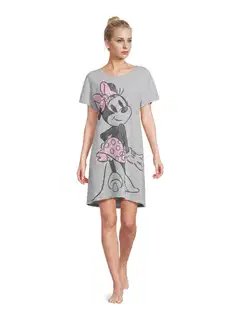 Disney naisten yöpaita DS60804 - Light Grey Melange - 1