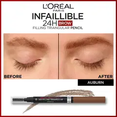 L'Oréal Paris Infaillible Brows 24H Filling Triangular Pencil 1.0 Ebony kulmakynä 1ml - Dark Blonde - 5