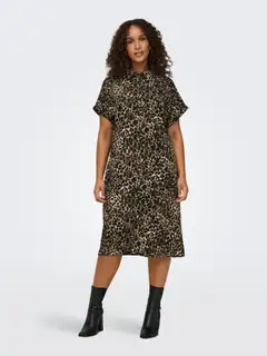 ONLY CARMAKOMA naisten paitamekko Cardiega - BLACK - 5