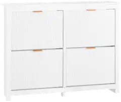 SoBuy kenkäkaappi valkoinen FSR186-II-W - 1