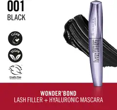 Rimmel Wonder Bond Lash Filler + Hyaluronic Mascara 11 ml 001 Black ripsiväri - 4