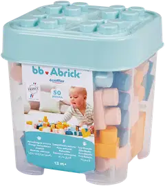 Ecoiffier - BB Abrick - Rakentelupalikat, 50 kpl pakkaus - 1