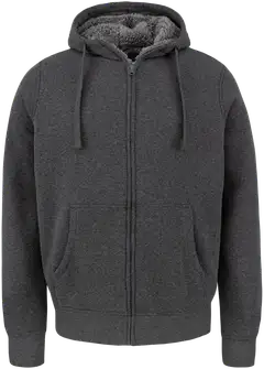 TEX miesten hupparitakki karvavuorella I992380 - ASPHALTE - 1