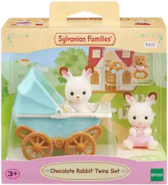 Sylvanian Families Suklaapupukaksoet -setti (vaunut) - 1