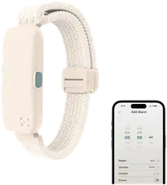 Homedics SS-WB100CE-WW - WakeBand™ Silent Alarm herätysranneke, kerma - 2