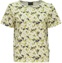 RATIA® N.trikoo T-paita Fiia Onnen apila - Keltainen - 1