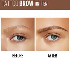 Maybelline New York Tattoo Brow Micropen Tint 120 Medium brown -kulmakynä 1ml - 6