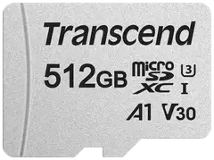 Transcend muistikortti 512GB U3 MicroSD - 2