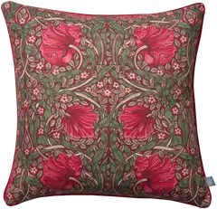 William Morris Tyynynpäällinen Pimpernel punainen 45x45cm - 1