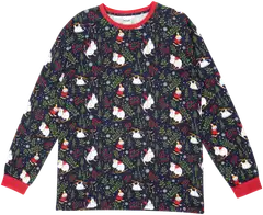 Muumi miesten pyjama Otso Hiihtoretki 593721 - tummansininen - 3