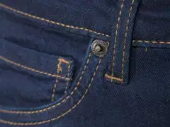 House naisten farkut Straight Flare - Dark blue washed - 5