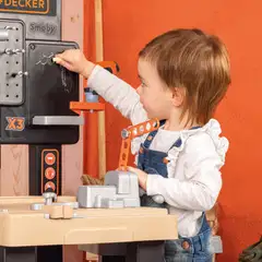Smoby Black+Decker Mega Center työkalupenkki, nikkarointi ja LVI-leikkeihin - 7