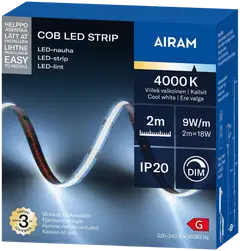 Airam COB LED Strip Led-nauha 24V IP20 840 2m - 2