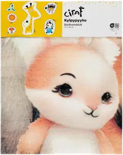 Ciraf lasten kylpypyyhe Bunny and Fox 70x140 cm - 4