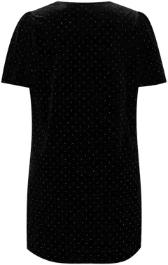 Now Curvy kimaltava samettimekko, D-mitoitus - Black - 2