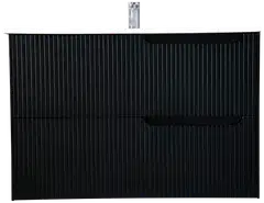 Lykke allaskaappi polar deluxe 80x46x55cm, musta - 2
