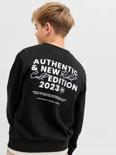 JJ REBEL JUNIOR lasten collegepusero - BLACK - 6