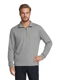 London Fog miesten collegepaita 1/zip 194L292608 - L.grey htr - 1