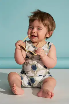 Muumi Vauvojen uima-asu Villi Haisuli 591889 - Vaaleanvihreä - 2