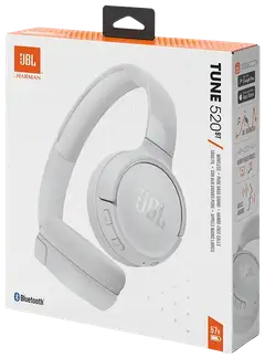 JBL Bluetooth sankakuulokkeet Tune 520BT valkoinen - 9