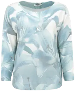 Zabaione naisten neule El44enaa - frosty blue - 1