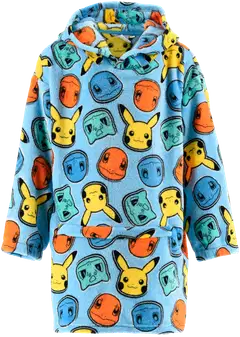 Pokemon lasten väljä korallifleecehuppari ZH20126 - light blue - 1