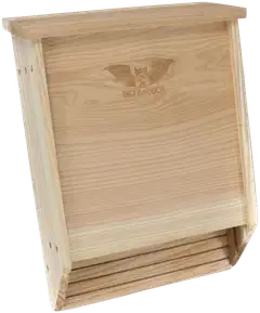 WildYard Big Bat Box lepakkopönttö, 2 kammiota, setripuu, luonnonvärinen - 1