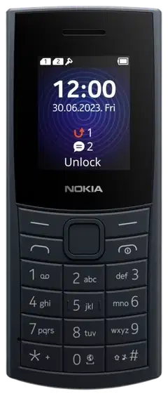 Nokia 110 4G 2nd Edition (2024) matkapuhelin tummansininen - 1
