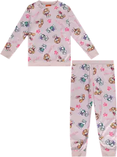 Paw Patrol lasten fleecesetti Ryhmä Hau PTQ70021 - Pink - 1