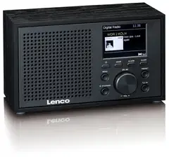 Lenco dab+‑radio DAR-017BK, musta - 1