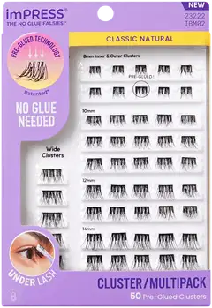 Kiss imPRESS Multi Lash - Classic Natural 50kpl - 1