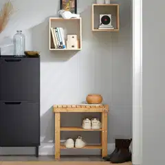 SoBuy kenkäkaappi bambu FSR02-K-N - 1