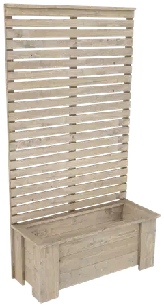 Seinäkelaatikko, vaalean harmaa 147x80x33 cm - 1