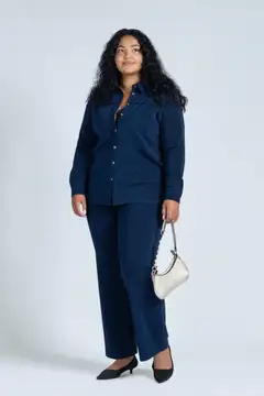 Now Curvy naisten juhlahousut 117179 - Glitter - 4