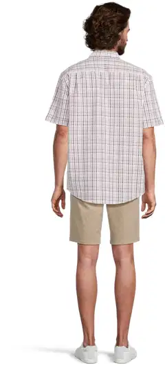 House miesten ruudullinen kesäpaita 194H152618 - Marron check - 3