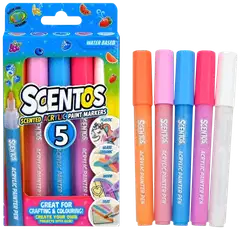 Scentos tuoksuvat akryylimaalitussit 5 kpl - 4