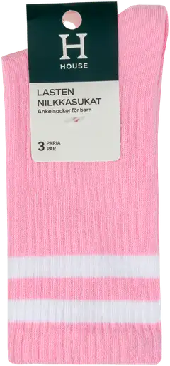 House lasten tennissukat 234H250302 3-pack - pink - 2